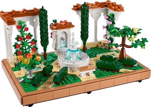 Image of LEGO Icons Fountain Garden Home and Office Decor, Building Set for Adults 10359 Building Blocks for 18+ Gift