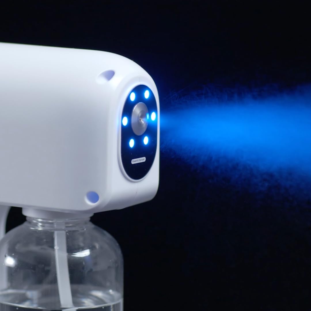 Brumisateur électrique rechargeable 380 ml - Brume ultra-Fine, 3 niveaux de pulvérisation, batterie rechargeable, rafraîchissement visage, corps, cheveux, plantes