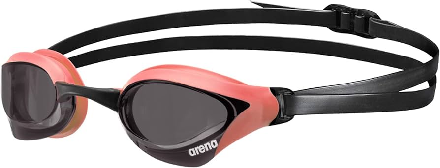 ARENA - anteojos de natación unisex para hombres y mujeres, con núcleo cobra, antivaho, lentes de policarbonato sin espejo, color humo/coral : Amazon.com.mx: Deportes y Aire Libre