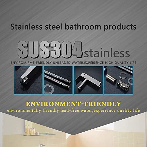 Bathroom Faucets Bathroom Sink Faucet Stainless Steel Single Handle Bathroom Faucet Modern Farmhouse Rv Sink Faucet Brushed Nicke Bathroom Faucets #TOP4