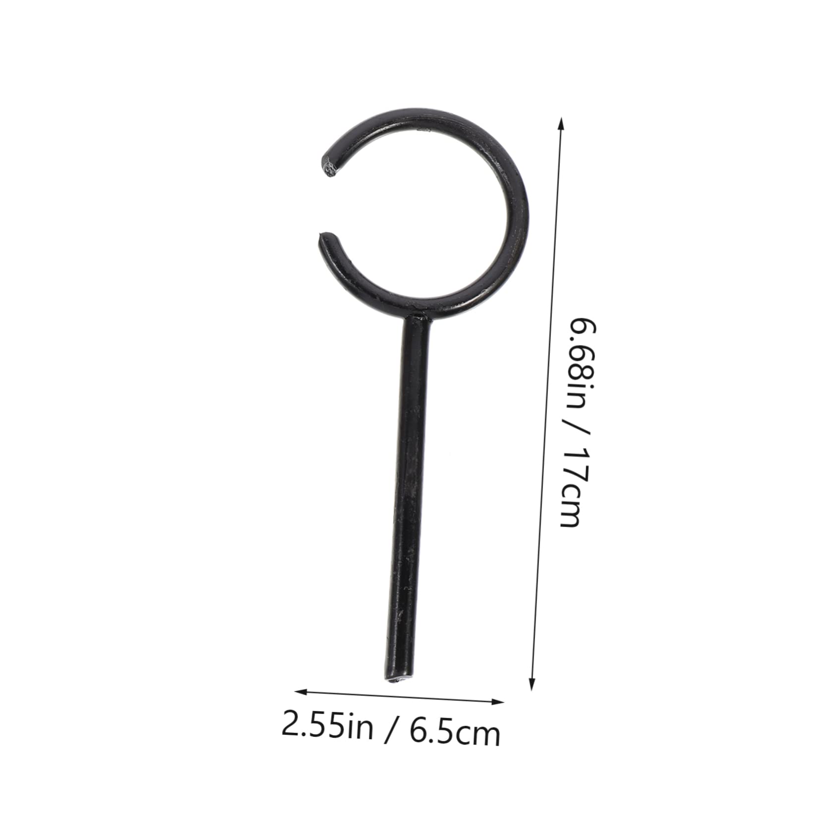 MUSISALY Chemistry Experiment Hoop Iron Ring Stand Ring Sturdy Flask Holder Laboratory Grade Metalware Set