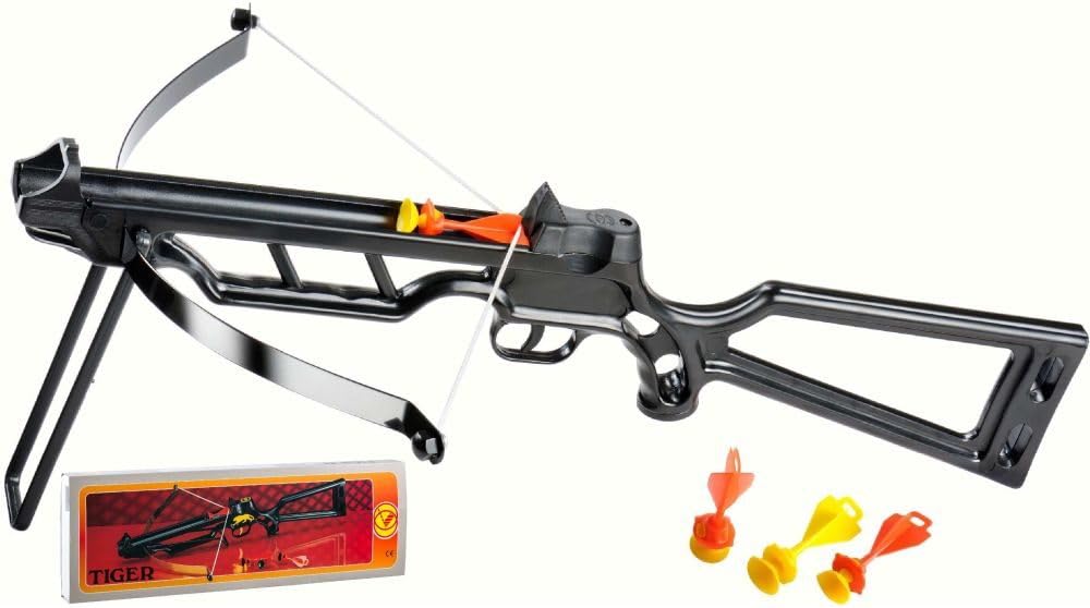 Arbalète complète de fléchettes avec Ventouse Tiger - Villa Giocattoli 3010