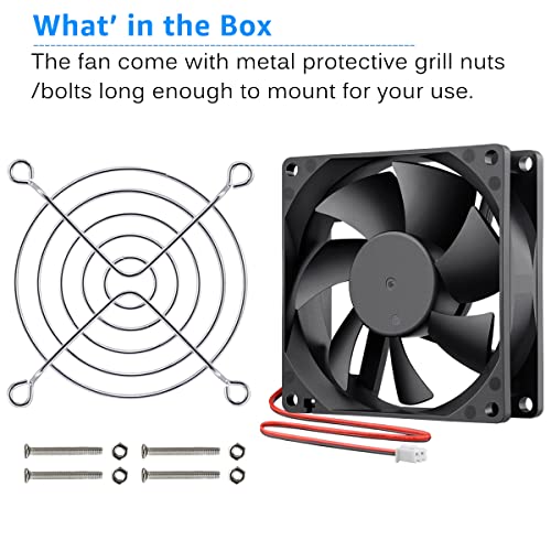 Gdstime 80Mm X 80Mm X 25Mm Dc 24V Dual Ball Bearings Brushless Cooling Cooler Case Fan #TOP6