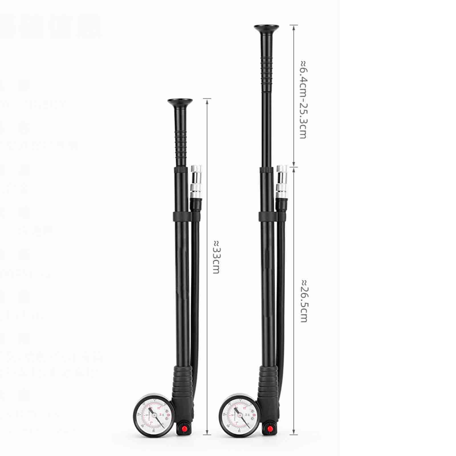 Pompe Da Pavimento Pompa Per Bicicletta Gonfiatore Bici Con Manometro Pompe Portatile Da Pavimento Mtb Piccola Ammortizzatore Portatile 300psi