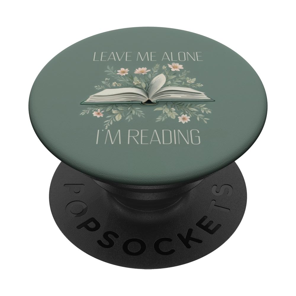 Amazon.com: Leave Me Alone I'm Reading Agave Green Floral Book
