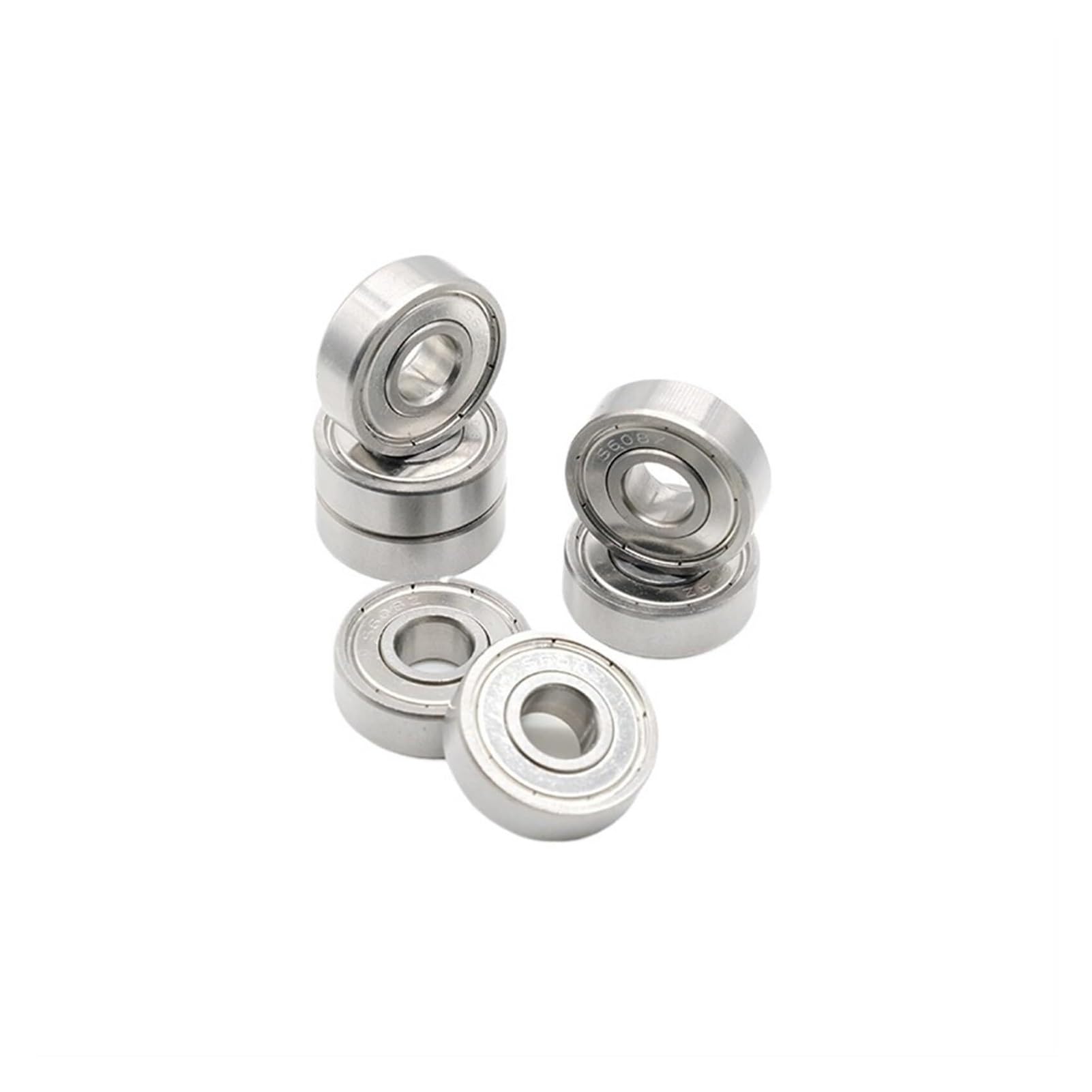 Rodamientos de Bolas, Rodamiento rígido de bolas 8 Uds S608ZZ rodamiento de bolas de acero inoxidable 608zz ABEC-9 8x22x7mm rodamiento de patines 608