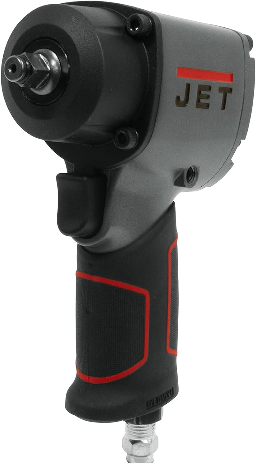 JET 3/8-Inch Compact Impact Wrench, 500 ft-lbs, 10000 RPM (Model JAT-106)