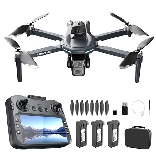 XT606 GPS Drone with 4K Camera for Adults, RC Drone