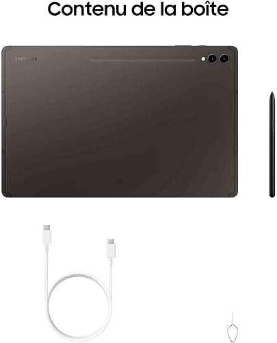 Samsung Galaxy Tab S9 Ultra Tablette avec Galaxy AI, Android, 14.6" 256Go de Stockage, Lecteur MicroSD, Wifi, S Pen Inclus, Anthracite, Exclusivité Amazon Version FR - 9