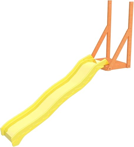 Conjunto de juego de madera de espino amarillo, duradero, resistente a la intemperie y fácil de instalar