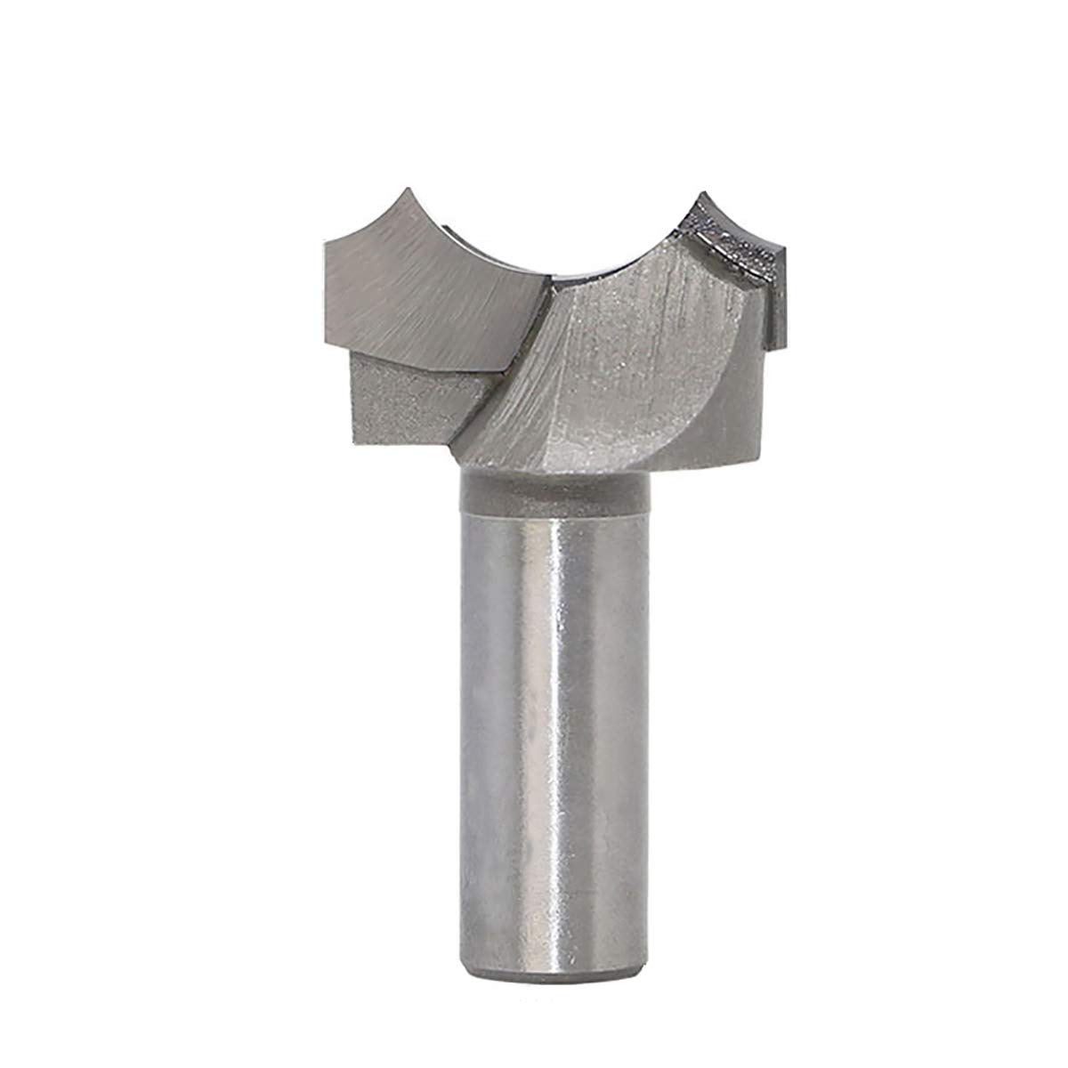 1Pcs Double Arc Ball Router Bit, Carbide Round Over Milling Cutter for Wood Woodworking Engraving (1/2" Shank, 3/4" Cutting Diameter)