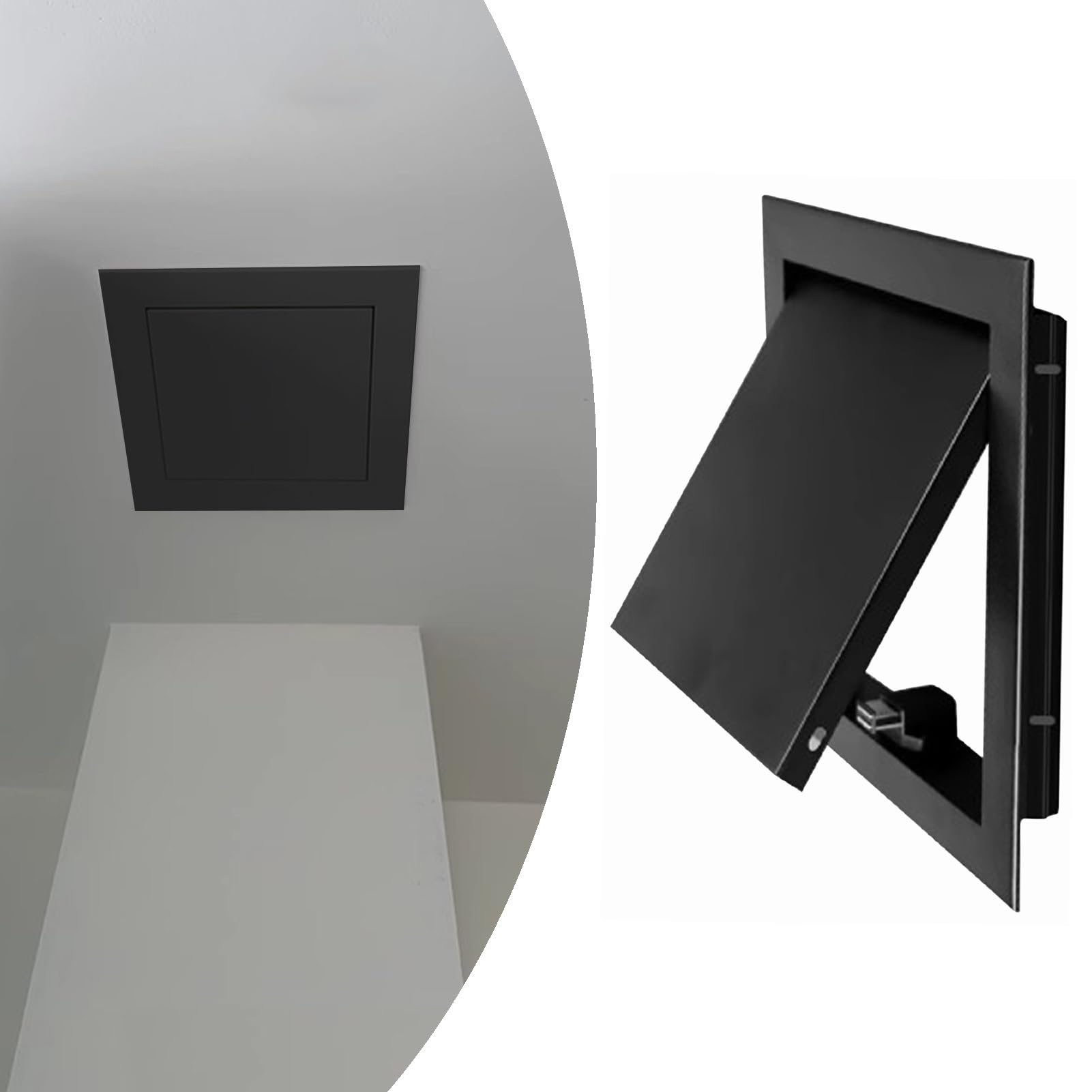 Metalowy panel dostępu do płyt kartonowo-gipsowych i sufitów, magnetyczne drzwi inspekcyjne do instalacji wodno-kanalizacyjnych i dostępu do poddasza
