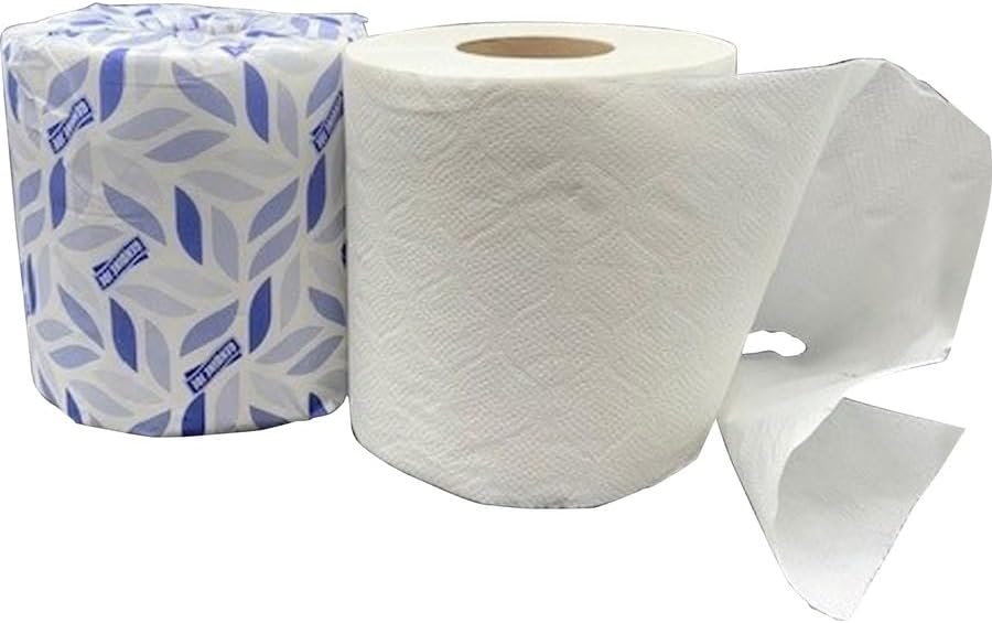 Miniatura 6 de Genuine Joe Papel de baño en relieve, 2 capas, seguro para sépticos, envuelto individualmente, 4.5 x 3.75 pulgadas, 500 hojasrollo, 96 unidades