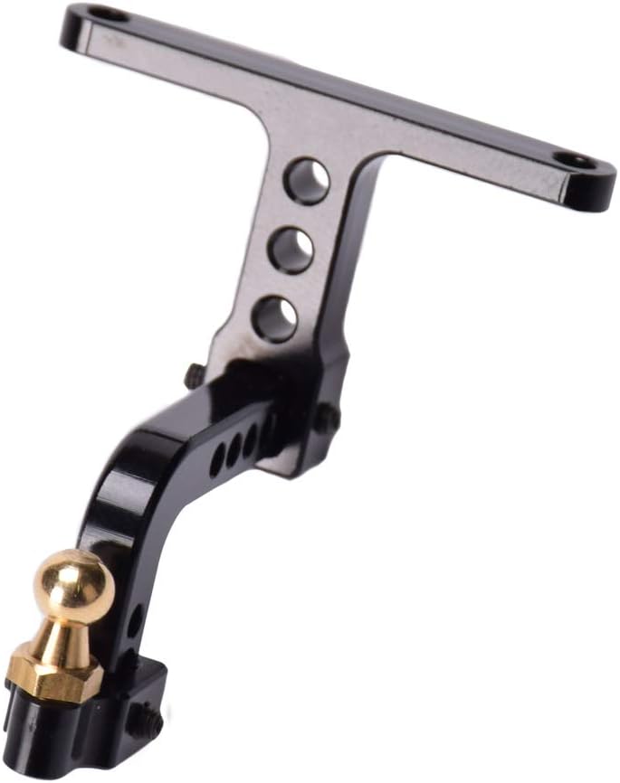 CNC Metal Adjustable Trailer Hitch Receiver Tow Hook for TRX4 SCX10 D90 1/10 ...