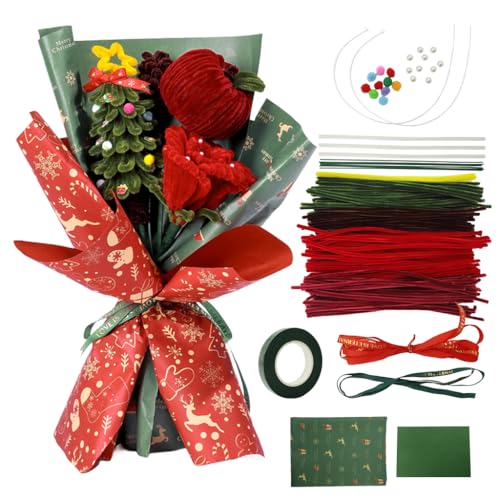 PATPAT® Christmas Pipe Cleaner for Craft Chenille Stems DIY Art C...