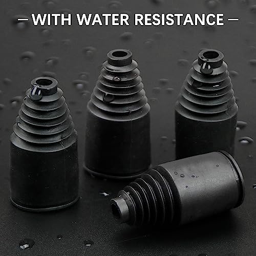 Flmlf Rc Axle Boot 4Pcs Quality Rubber 23 X 47Mm Shock Boot Black Half-Shaft Dust Cover For 1:5 Rc Remote Car Hpi Baja Rovan King Motor 5B 5T 5Sc #TOP4