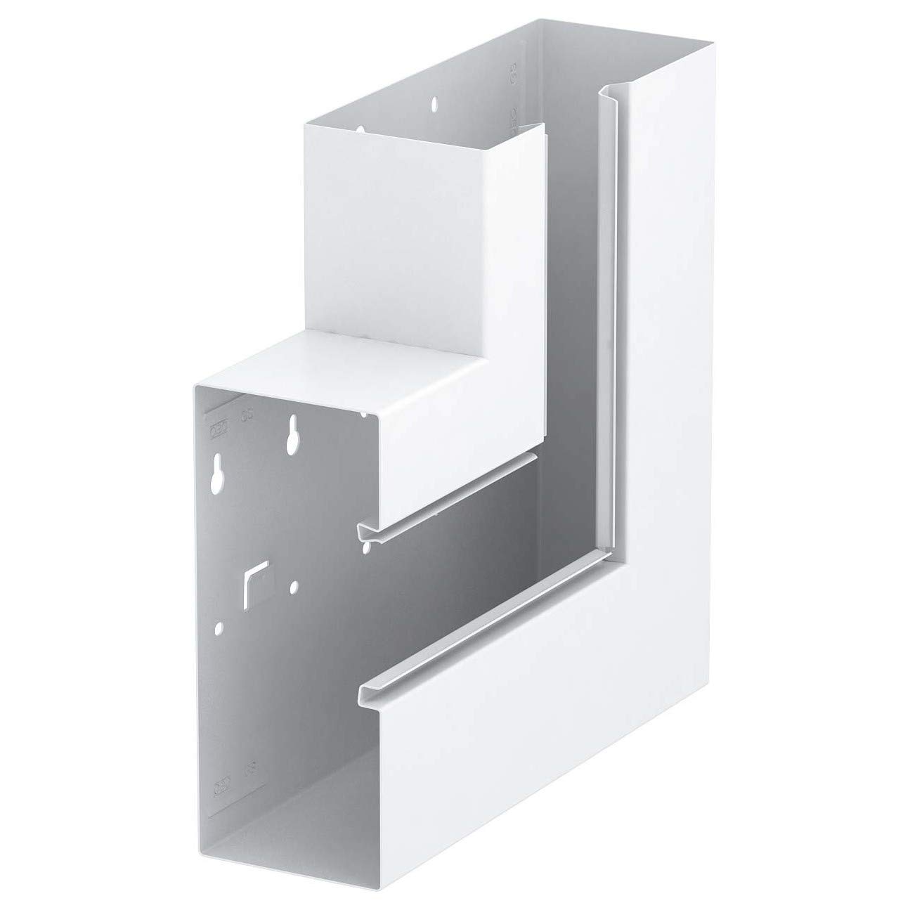 Angle plat ascendant asymétrique protection IP40 jonction de câbles