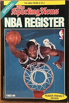 Paperback Official NBA Register, 1993-1994 Book