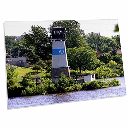 3dRose Boom Island Lighthouse – Pad de Escritorio 58x40 cm
