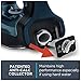 Rowenta Everlast Stainless Steel Soleplate Steam Iron for Clothes 400 Microsteam Holes, Cotton, Wool, Poly, Silk, Linen, Nylon 1750 Watts Ironing, Fabric Steamer, Powerful, Auto-Off DW7180