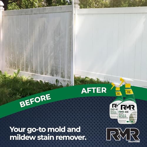 RMR-86 Instant Mold and Mildew Stain Remover Spray - Scrub Free Formula, 2 Pack - 32 oz - Image 3