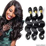 ecowboy 3 Pack Bundle 7 A indio Body Wave wavy sin procesar Virgen Real Remy Pack Virgin Hair Weave extension INDIANBW3C-101212