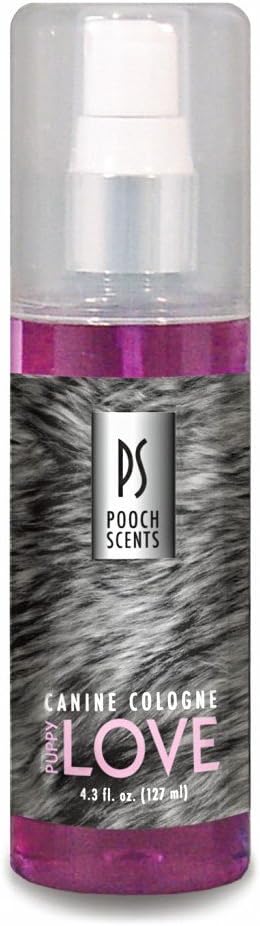 Synergy Labs DSL00655 Canine Cologne Pooch Dog Grooming Aids, Puppy Love, 4.3-Ounce