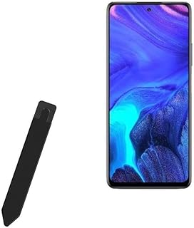 BoxWave Stylus Pouch Compatible with Infinix Zero X Pro - Stylus PortaPouch, Stylus Holder Carrier Portable Self-Adhesive for Infinix Zero X Pro - Jet Black