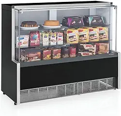 Vitrine neutra 1,40m Gelopar - MPNA-140RPR