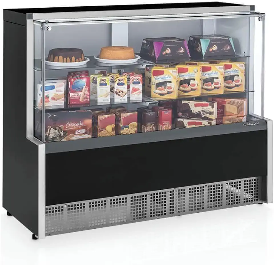 Vitrine neutra 1,40m Gelopar - MPNA-140RPR