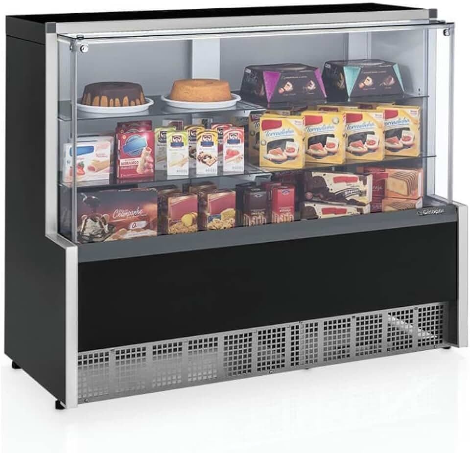 Vitrine neutra 1,40m Gelopar - MPNA-140RPR