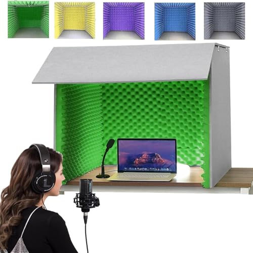 Réduit le bruit de fond avec ce stand d'isolation sonore pliable pour podcast