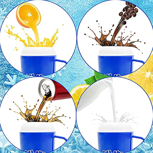 Slush Maker Cup Magic Slush Ice Cup Shake Maker Wasser Eis in Sekunden Tragbarer Squeeze Eisbecher für Eltern und Kinder Smoothie Pinch Ice Summer Travel Cup Cool Slushie Eismaschine – Bild 3