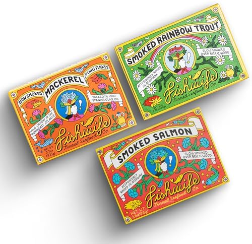 Fishwife Smoky Trio (Trout, Salmon & Mackerel) | Premium Tinned Fish