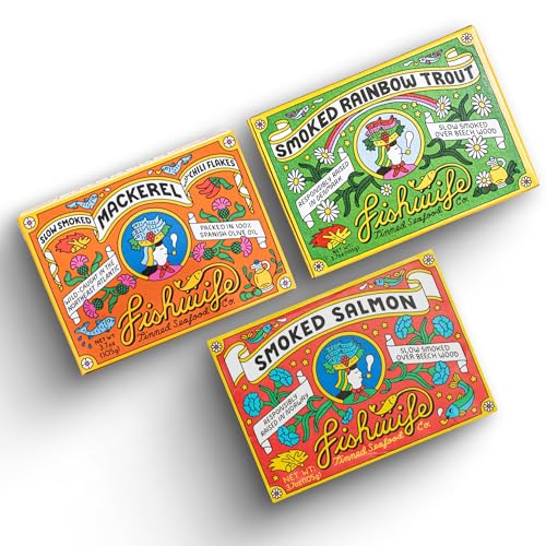 Fishwife Smoky Trio 3-Pack (Smoked Rainbow Trout, Smoked Salmon, Smoked