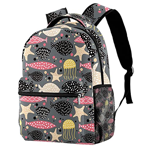 Sac à dos léger motif mouton blanc et étoiles pour enfant