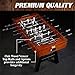 Barrington 56” Allendale Foosball Table Competition Size, Durable and Stylish with Tabletop Sports Soccer Balls, Perfect for Family Game Rooms