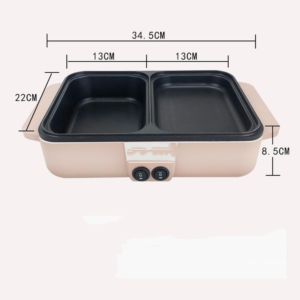 Household Multi-functional Mini Baking Rinse Integrated Student Pan Electric Non-stick Frying