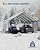 Garveelife 20 ft x20 ft x13 ft Metal Carport for 2 Cars, Heavy Duty Steel Frame for All Weather, Permanent Shelter for Boats, Full-Sized Pickup Trucks, and Tractors, N.W. 800 LBS