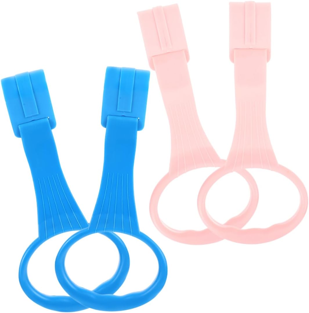BESPORTBLE 2pairs Boy Girl Toys Crib Pull Ring Learning Standing Pull Ring Boy Girl Hand and Tools Standing Safety Crib Supplies