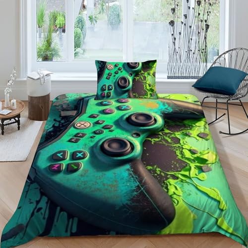 Housse de Couette Microfibre C'est Cool Imprimé 3D avec Zip
