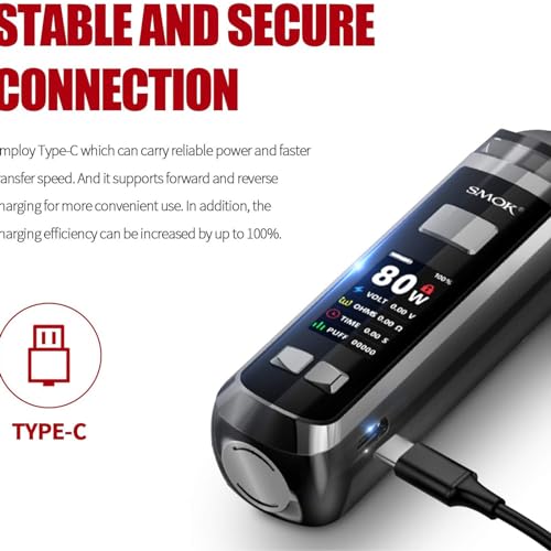 SMOK RPM 2 Kit | SMOK RPM 2 Pod System Kit Intégré 2000mAh Batterie 80W Vape DL/MTL Fit RPM 2 Pod Cartouche Vaporisateur de cigarette électronique no nicotine no liquid – Bild 6