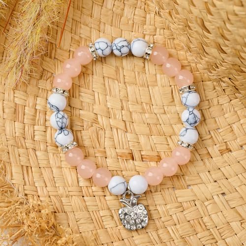 Natural Stone Anxiety Bracelet – Handcrafted Adjustable Cord Design for Men & Women