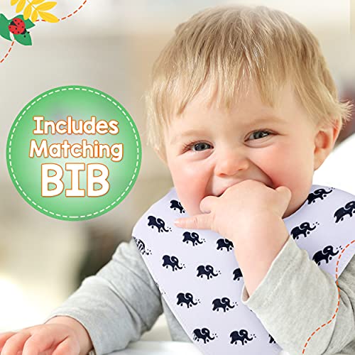 90210 Baby Milestone Blanket – 50X40-Inch Milestone Blanket With Bib & Frames – Soft Fleece Baby Milestone Photo Blanket – Gender Neutral Baby Grow Chart Blanket For Nursery Décor Baby Shower (Jungle) #TOP3