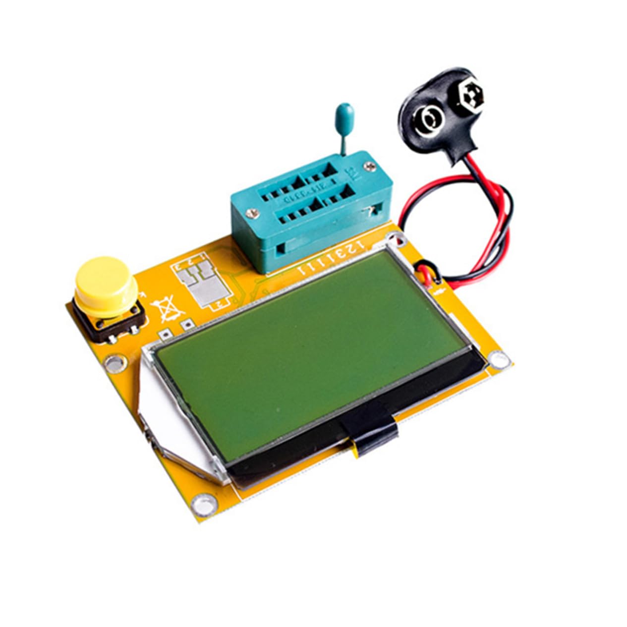 Gatuida 1juego Medidor Digital De Inductancia y Resistencia Función De Autocalibración y Detección De Componentes Electrónicos Para Técnicos y Electrónica