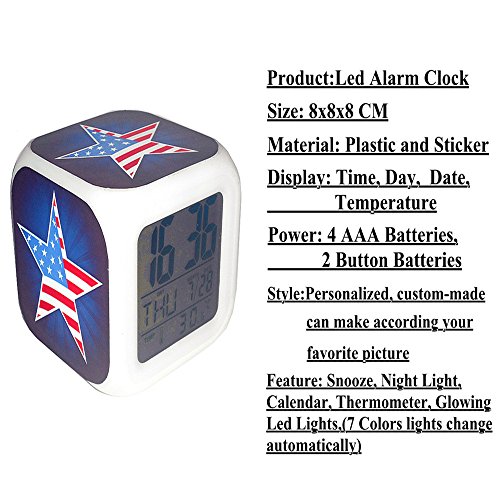 Boyan New Dolphin Family Led Alarm Clock Desk Clock Calendar Snooze Glowing Led Digital Alarm Clock For Unisex Adults Kids Toy Gift #TOP3