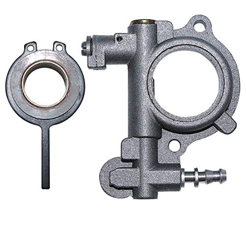 AUMEL Ölpumpenschneckenrad Mit Federsatz Für Stihl 024 026 MS260 MS240 Kettensäge Ersetzen # 1121 007 1043 Cover