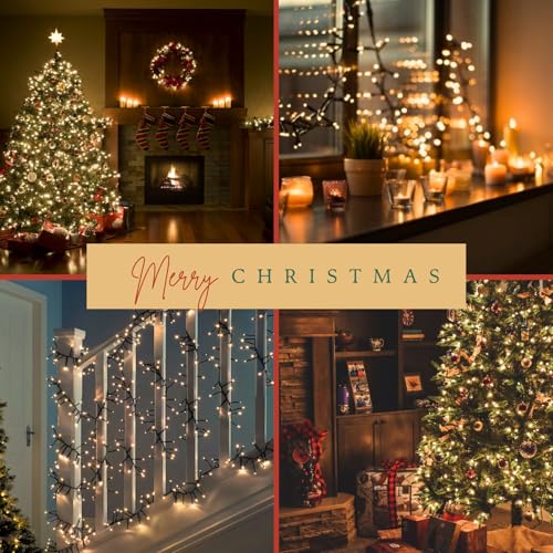 Ozs 2PKGREENWIRE200LED-WARMEX Upgraded 2Pack 164Ft 400 Led Christmas String Lights Outdoor/Indoor thumb #1