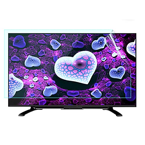 50 Inch Monitor Panel Anti Glare Screen Protector for TV Desktop Computer Blue Light Blocking Filter, Anti UV/Anti Scratch/Anti-Fingerprint Film,50