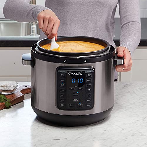 Crock-Pot-8-Quart-Multi-Use-XL-Express-Crock-Programmable-Slow-Cooker-and-Pressure-Cooker-with-Manual-Pressure-Boil-Simmer-Black-Stainless Crock Pot 8 Quart Multi Use XL Express Crock Programmable Slow Cooker and Pressure Cooker with Manual Pressure Boil Simmer Black Stainless